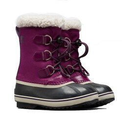 Sorel Yoot Pac Nylon Boot Kids' in Wild Iris and Dark Plum